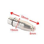 Adattatore audio XLR femmina a RCA femmina in lega di zinco