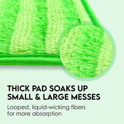 Per Swiffer WetJet 10-12 pollici adesivo Mop Pad Sostituzioni di panni bagnati e asciutti