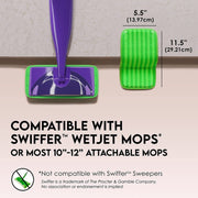 Per Swiffer WetJet 10-12 pollici adesivo Mop Pad Sostituzioni di panni bagnati e asciutti