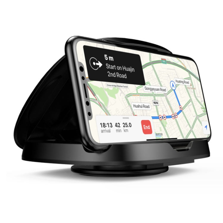 Supporto per cellulare sul cruscotto dell'auto con ventosa rotante a 360 gradi