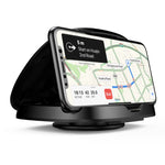 Supporto per cellulare sul cruscotto dell'auto con ventosa rotante a 360 gradi