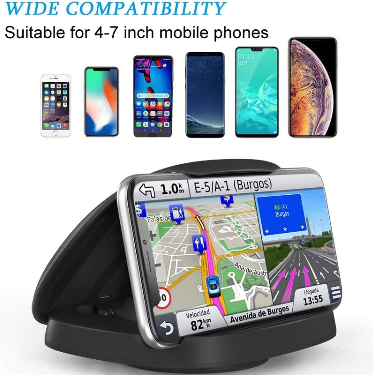 Supporto per cellulare sul cruscotto dell'auto con ventosa rotante a 360 gradi