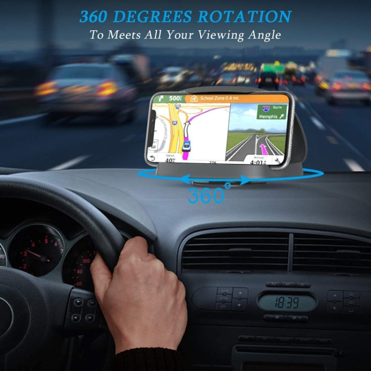 Supporto per cellulare sul cruscotto dell'auto con ventosa rotante a 360 gradi