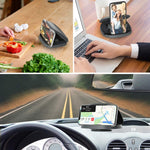 Supporto per cellulare sul cruscotto dell'auto con ventosa rotante a 360 gradi
