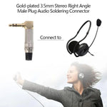 Spina per saldatura cavo auricolare stereo a forma di L da 90 gradi 3,5 mm in lega di zinco, Zinc Alloy