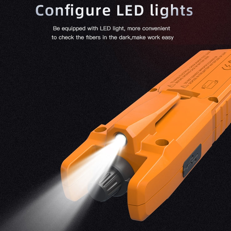 Penna per test in fibra ottica Komshine Mini a luce rossa, KFL-11M-10, KFL-11M-20, KFL-11M-30