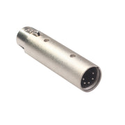 Adattatore XLR 3 pin femmina a 5 pin maschio in lega di zinco