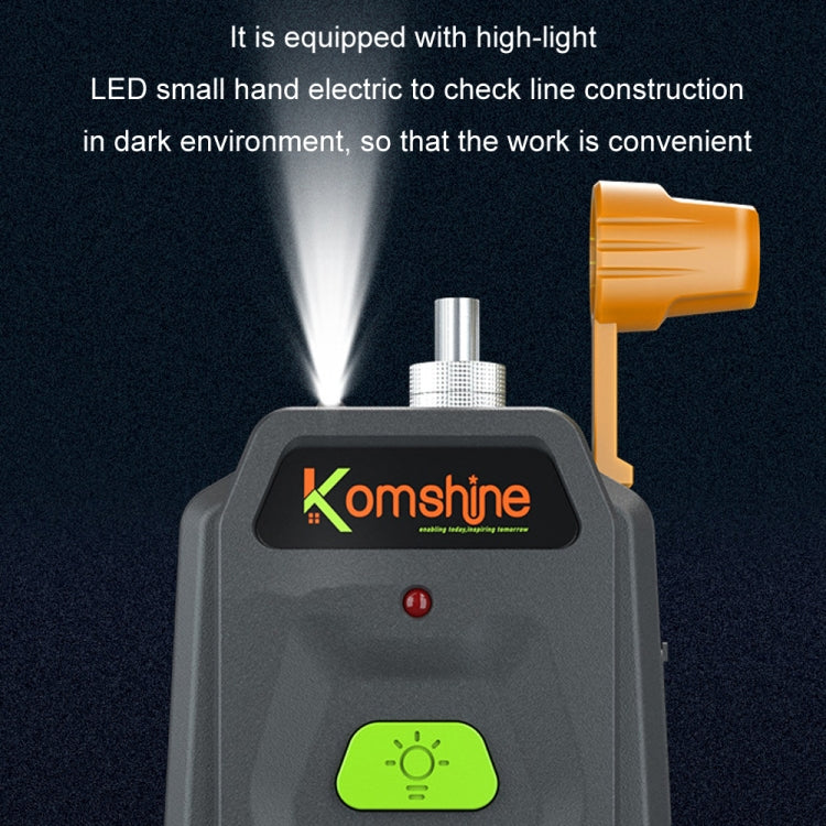 Penna a luce rossa per test di posizionamento del punto di interruzione della mini fibra ottica Komshine da 15 km, KFL-Q-20MW, KFL-Q-30MW
