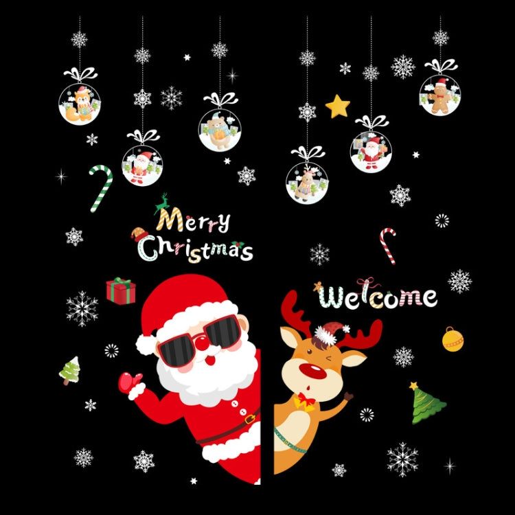 Decorazioni natalizie per finestre, poster, adesivi murali in vetro, Babbo Natale, alce, fiocco di neve, SD-01 45x60cm, SD-02 45x60cm, SD-03 30x90cm, SD-05 30x90cm, SD-12 30x90cm, SD-2203 30x45cm, SD-2204 30x45cm, SD-2205 30x45cm, SD-2206 45x60cm      ...