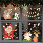 Decorazioni natalizie per finestre, poster, adesivi murali in vetro, Babbo Natale, alce, fiocco di neve, SD-01 45x60cm, SD-02 45x60cm, SD-03 30x90cm, SD-05 30x90cm, SD-12 30x90cm, SD-2203 30x45cm, SD-2204 30x45cm, SD-2205 30x45cm, SD-2206 45x60cm      ...