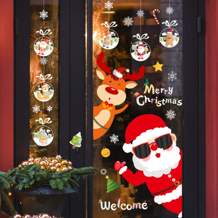 Decorazioni natalizie per finestre, poster, adesivi murali in vetro, Babbo Natale, alce, fiocco di neve, SD-01 45x60cm, SD-02 45x60cm, SD-03 30x90cm, SD-05 30x90cm, SD-12 30x90cm, SD-2203 30x45cm, SD-2204 30x45cm, SD-2205 30x45cm, SD-2206 45x60cm      ...