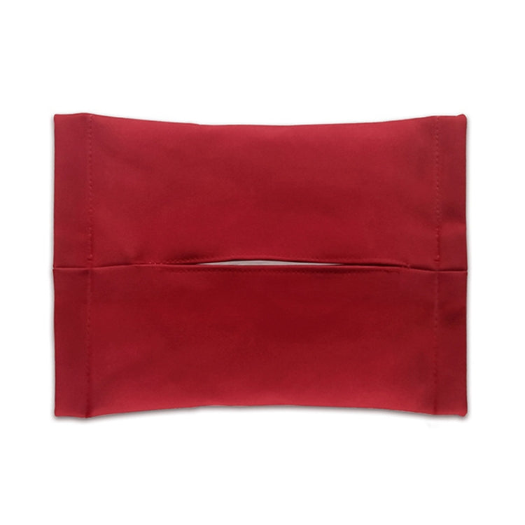 Borse per la conservazione dei fazzoletti con scatola per fazzoletti per schermo di controllo centrale per seggiolino auto Tesla Model 3 / Y, Black, Brown, Red