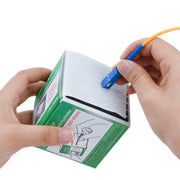 220 fogli/scatola Komshine SC/FC/ST/LC/Carta per pulizia in fibra ottica non tessuta in fibra nuda