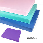 Tappetino per equilibrio 40x50x6 cm Tappetino per ginocchio sportivo Tappetino di supporto piatto per fitness, Tiffany Blue, Millennium Pink, Dark Blue, Purple
