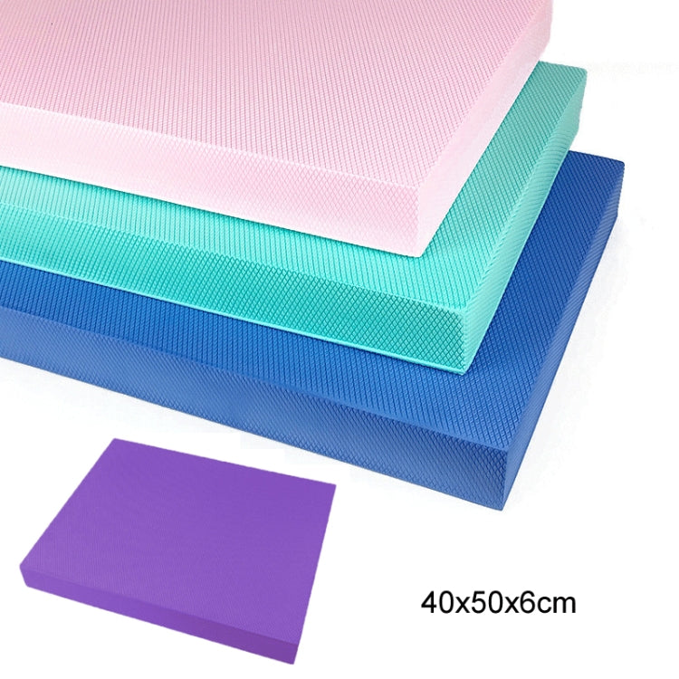 Tappetino per equilibrio 40x50x6 cm Tappetino per ginocchio sportivo Tappetino di supporto piatto per fitness, Tiffany Blue, Millennium Pink, Dark Blue, Purple