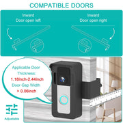 Per dispositivo campanello Blink / Google Ring Staffa universale per porta antifurto regolabile