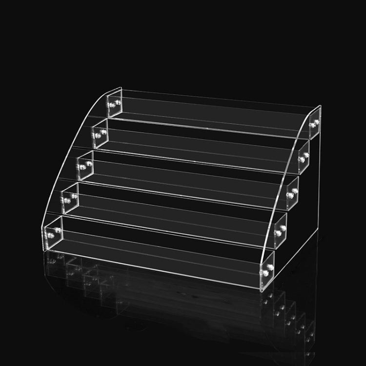Espositore per smalto acrilico, supporto per scaletta trasparente, portabottiglie per olio essenziale cosmetico, 2 Layers, 3 Layers, 4 Layers, 5 Layers, 6  Layers, 7 Layers