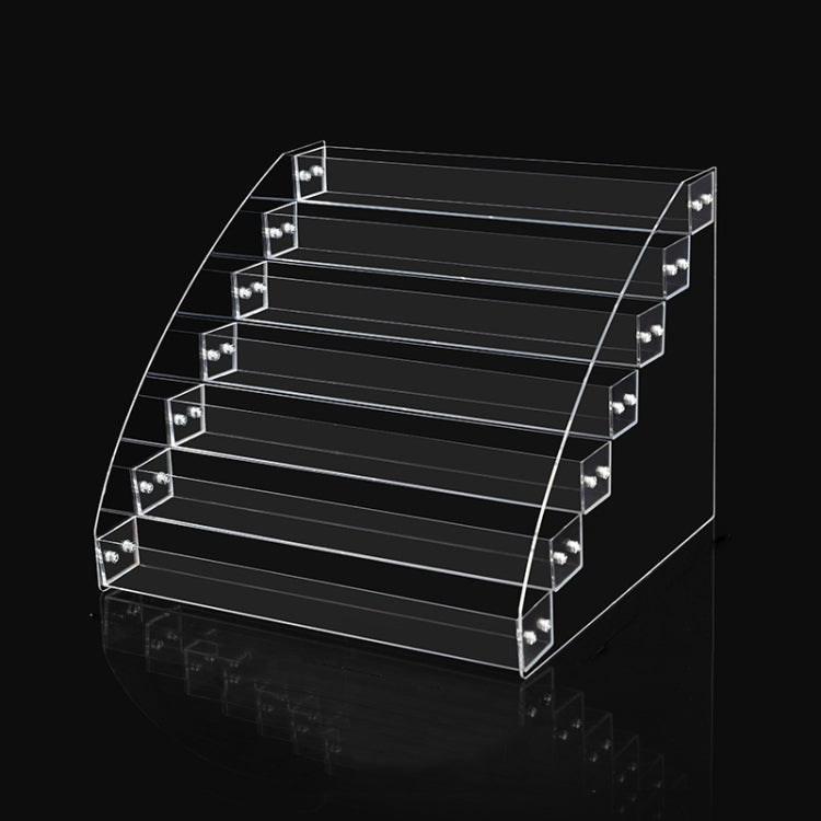 Espositore per smalto acrilico, supporto per scaletta trasparente, portabottiglie per olio essenziale cosmetico, 2 Layers, 3 Layers, 4 Layers, 5 Layers, 6  Layers, 7 Layers