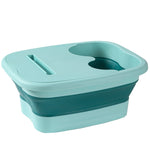 Lavabo per massaggio ai piedi con secchio pieghevole per pediluvio da 15 litri, Without Lid Gray, Without Lid Pink, Without Lid Green, With Lid Pink, With Lid Green