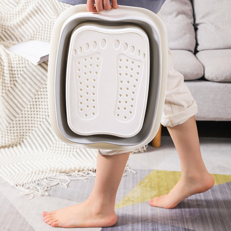 Lavabo per massaggio ai piedi con secchio pieghevole per pediluvio da 15 litri, Without Lid Gray, Without Lid Pink, Without Lid Green, With Lid Pink, With Lid Green