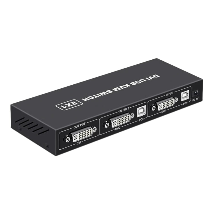 Switch KVM USB DVI 4K Adattatore DVI 2 ingressi 1 uscita Hub switcher condiviso da due computer, SW88