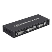 Switch KVM USB DVI 4K Adattatore DVI 2 ingressi 1 uscita Hub switcher condiviso da due computer, SW88