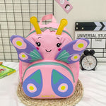 Zaino per bambini Borsa a tracolla per ragazze Zaino con farfalla simpatico cartone animato