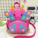 Zaino per bambini Borsa a tracolla per ragazze Zaino con farfalla simpatico cartone animato