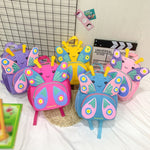 Zaino per bambini Borsa a tracolla per ragazze Zaino con farfalla simpatico cartone animato