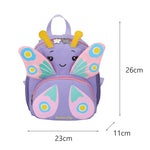 Zaino per bambini Borsa a tracolla per ragazze Zaino con farfalla simpatico cartone animato