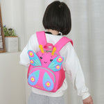 Zaino per bambini Borsa a tracolla per ragazze Zaino con farfalla simpatico cartone animato