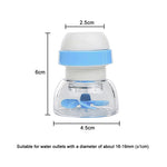 Filtro girevole per rubinetto della cucina domestica Filtro acqua antispruzzo per risparmio acqua, Random Color Delivery