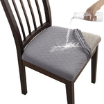 Fodera per cuscino per sedia jacquard scozzese con diamanti Fodera per sedia per tavolo da pranzo per ristorante dell'hotel
