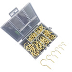 Set di ganci da soffitto da avvitare da 75 pezzi/scatola. Gancio per lampada da parete per portaoggetti domestico