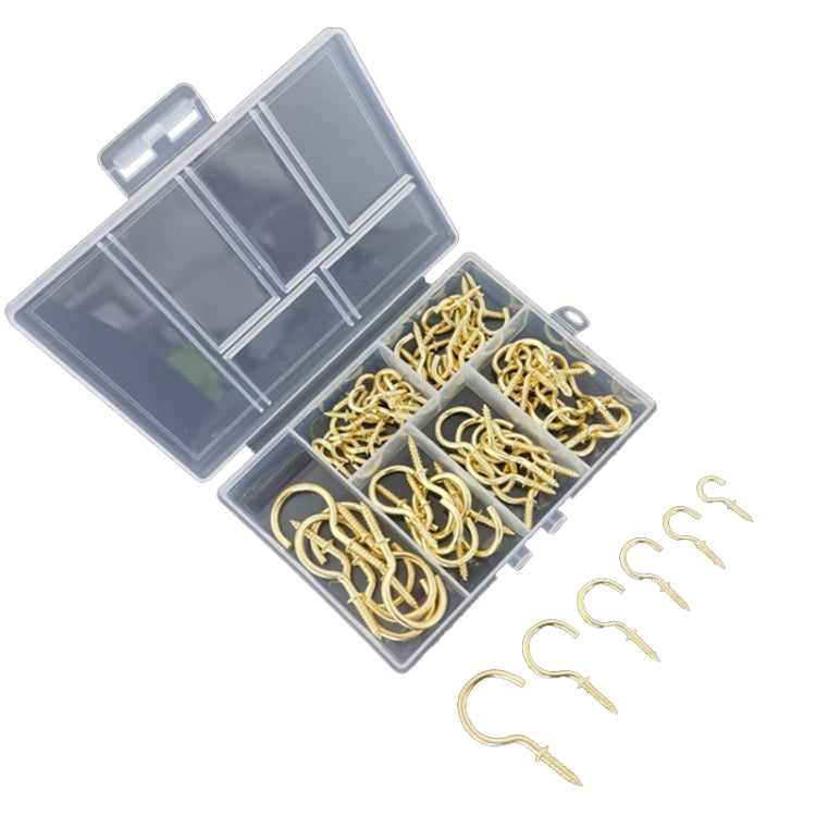 Set di ganci da soffitto da avvitare da 75 pezzi/scatola. Gancio per lampada da parete per portaoggetti domestico