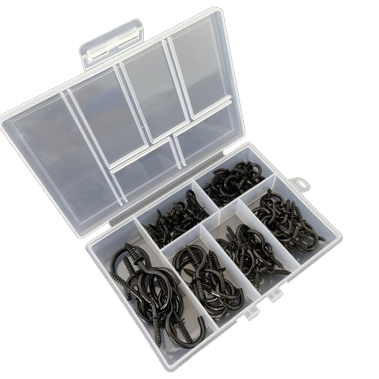 Set di ganci da soffitto da avvitare da 75 pezzi/scatola. Gancio per lampada da parete per portaoggetti domestico