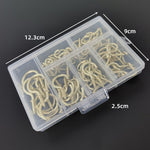 Set di ganci da soffitto da avvitare da 75 pezzi/scatola. Gancio per lampada da parete per portaoggetti domestico