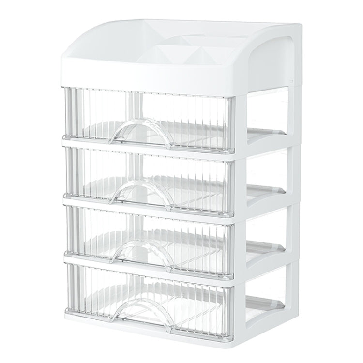 Organizzatore per cassetti da tavolo Portagioie cosmetico multistrato Organizzatore multifunzionale per articoli di cancelleria, 5 Layer White Drawer (White), 5 Layer Black Drawer (White), 5 Layer Black Drawer (Pink), 4 Layer White Drawer (White)      ...