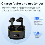 Auricolari Bluetooth J2 con ricarica wireless in-ear