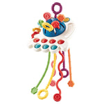 Puzzle per bambini Divertenti giocattoli per pompare le dita Giocattoli per l'insegnamento precoce dell'illuminazione, Octopus (Blue), Octopus (Red), Cartoon Crab (Orange), Cartoon Crab (Green), Rocket (Blue), Rocket (Red), Flying Sword (Red)          ...