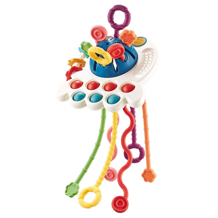 Puzzle per bambini Divertenti giocattoli per pompare le dita Giocattoli per l'insegnamento precoce dell'illuminazione, Octopus (Blue), Octopus (Red), Cartoon Crab (Orange), Cartoon Crab (Green), Rocket (Blue), Rocket (Red), Flying Sword (Red)          ...