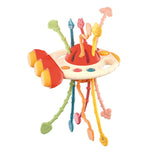 Puzzle per bambini Divertenti giocattoli per pompare le dita Giocattoli per l'insegnamento precoce dell'illuminazione, Octopus (Blue), Octopus (Red), Cartoon Crab (Orange), Cartoon Crab (Green), Rocket (Blue), Rocket (Red), Flying Sword (Red)          ...