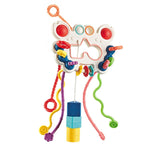 Puzzle per bambini Divertenti giocattoli per pompare le dita Giocattoli per l'insegnamento precoce dell'illuminazione, Octopus (Blue), Octopus (Red), Cartoon Crab (Orange), Cartoon Crab (Green), Rocket (Blue), Rocket (Red), Flying Sword (Red)          ...