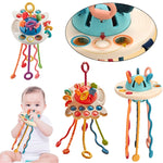 Puzzle per bambini Divertenti giocattoli per pompare le dita Giocattoli per l'insegnamento precoce dell'illuminazione, Octopus (Blue), Octopus (Red), Cartoon Crab (Orange), Cartoon Crab (Green), Rocket (Blue), Rocket (Red), Flying Sword (Red)          ...