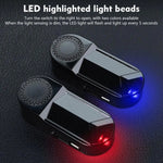 Spia LED antifurto solare per auto con aromaterapia