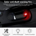 Spia LED antifurto solare per auto con aromaterapia