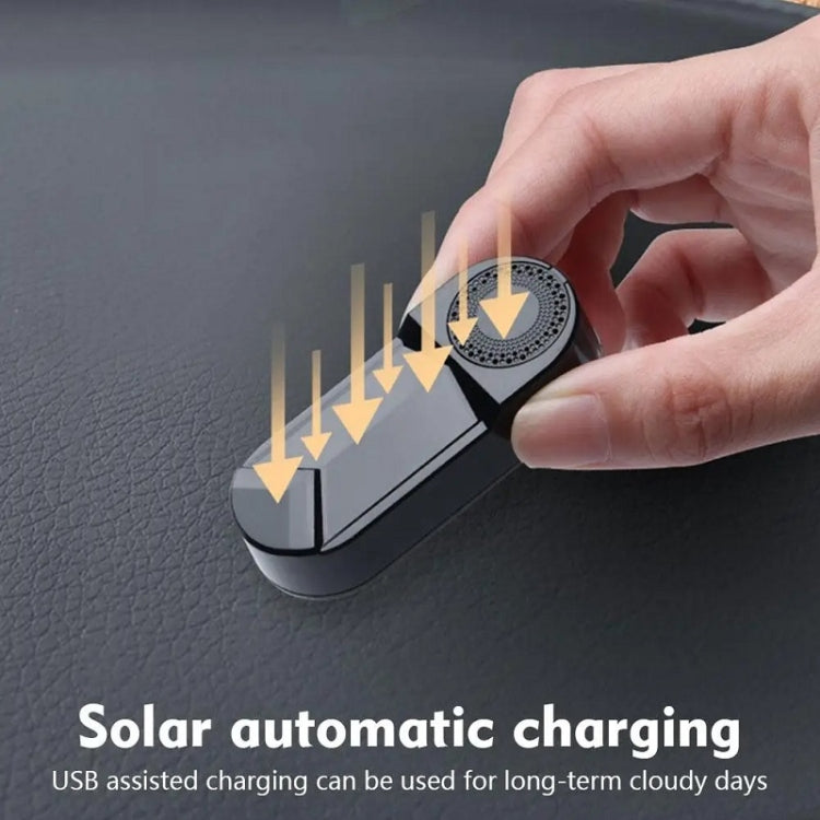 Spia LED antifurto solare per auto con aromaterapia
