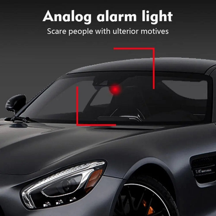 Spia LED antifurto solare per auto con aromaterapia