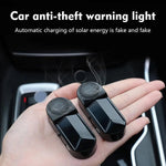 Spia LED antifurto solare per auto con aromaterapia
