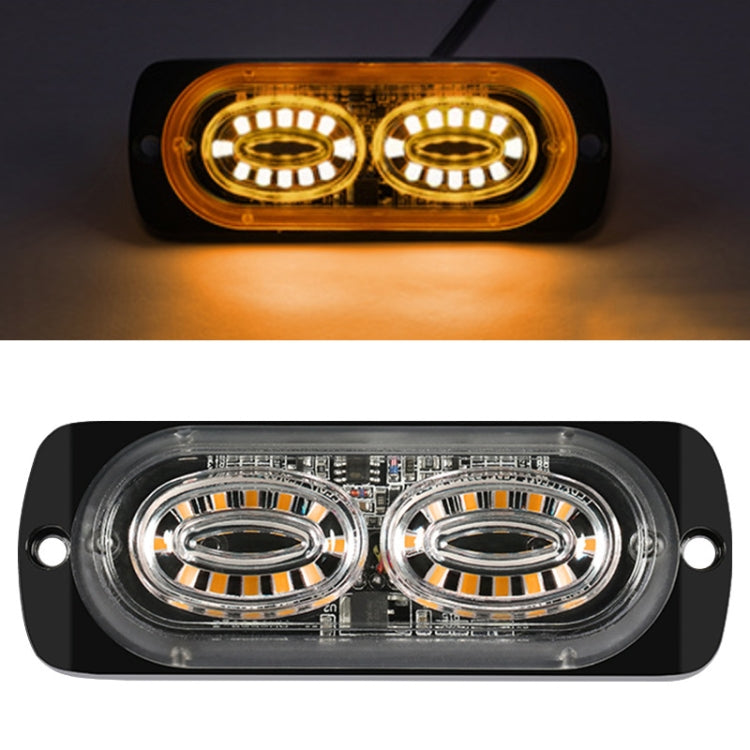Luce stroboscopica a 24 LED per segnale laterale auto da 12 W